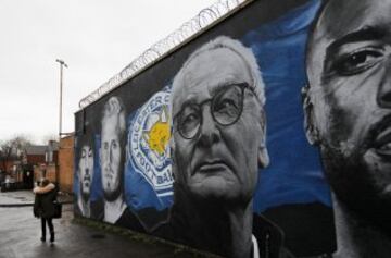 Murales por las calles de Leicester.