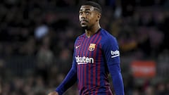 Barça's Malcom in tears after injury