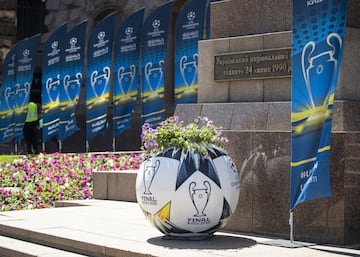 Las calles de Kiev ya se preparan para la final de la Champions