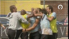 Compañeros de equipo que llegaron a las manos