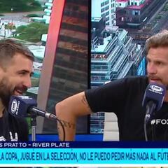 La divertida anécdota de Pratto con su hija por la final de Madrid