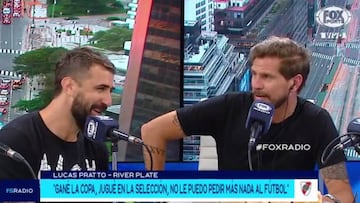 El delantero millonario repas&oacute; en Fox Sports Radio la temporada y numerosos temas personales y del club, as&iacute; como la figura de Gallardo.