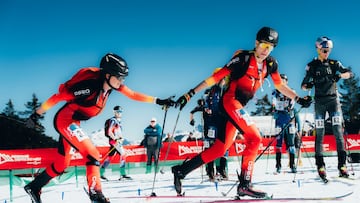 17/02/26 JUEGOS OLIMPICOS DE INVIERNO MILAN CORTINA MILANO CORTINA 2026 SKIMO
SELECCION ESPAÑOLA ESPAÑA ESQUI DE MONTAÑA
Oriol Cardona y Ana Alonso , esquí de montaña (skimo)
Firma: FEDME.