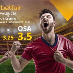 Valencia CF vs. CA Osasuna: horario, TV, estadísticas, clasificación y pronósticos