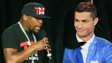 Parodia: Mayweather le 'canta' a Cristiano Ronaldo.