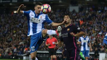 Aarón Martín, del Espanyol, es uno de los objetivos del Barcelona.