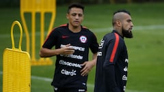 El susto que Vidal y Alexis hicieron pasar a Reinaldo Rueda