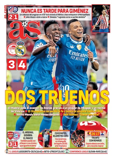 Las portadas de AS de noviembre