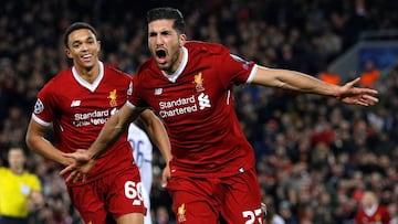 El Liverpool golea 3-0 al Maribor.