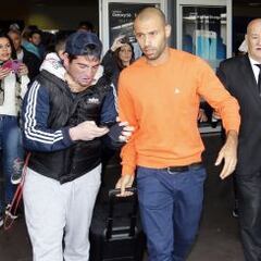 Javier Mascherano sabrá hoy si puede jugar el gran Clásico