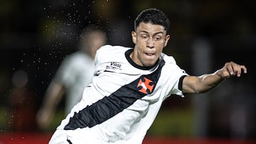 Johan Rojas, atacante colombiano de Vasco da Gama