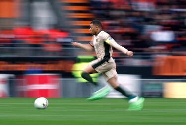 What is Mbappé's highest scoring season?