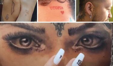 Christian Nodal se tapa otro de los tatuajes que tenía de Belinda
