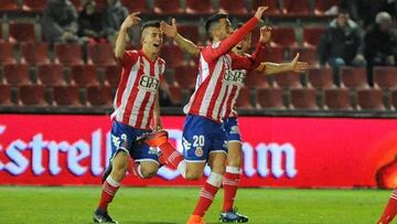 El Girona se aferra a la segunda plaza ante un buen Valladolid