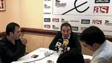 Vicente Soriano, segundo máximo accionista del Valencia participó en las cenas del Tridente, formado por Diario AS, Radio Valencia-Cadena SER y Localia en el escenario del Asador Garibai.