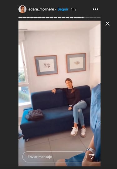 Adara Molinero se somete a una nueva operación de pecho