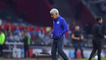 Ricardo Ferretti head coach of Cruz Azul during the game Cruz Azul vs FC Juarez, corresponding to Round 09 of the Torneo Clausura 2023 of the Liga BBVA MX, at Azteca Stadium, on February 25, 2023.
<br><br>
Ricardo Ferretti Director Tecnico de Cruz Azul durante el partido Cruz Azul vs FC Juarez, Correspondiente a la Jornada 09 del Torneo Clausura 2023 de la Liga BBVA MX, en el Estadio Azteca, el 25 de Febrero de 2023.