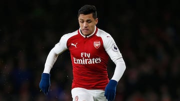 Alexis con el Arsenal.