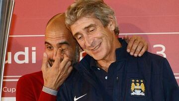 Guardiola iguala a Pellegrini