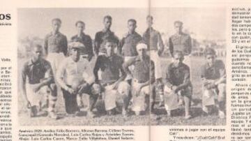 América, equipo de 1929.