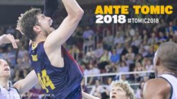 Ante Tomic renueva con el Barcelona hasta 2018