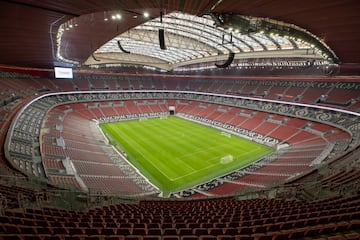 "El estadio toma su nombre de 'bayt al sha'ar', que son las tiendas de campaña utilizadas históricamente por los pueblos nómadas de Qatar y la región del Golfo", destacó la organización de la Copa del Mundo.