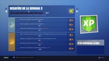 Fortnite Battle Royale: Desafíos de la Semana 3 de la Temporada 6