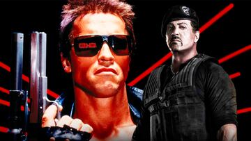 Stallone Schwarzenegger Terminator