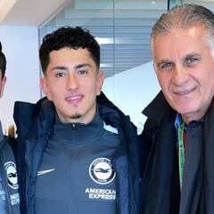 Carlos Queiroz se reúne con Steven Alzate en Inglaterra