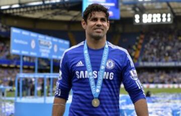 Llegó desde el Atlético por 32 millones de euros y pese a las lesiones, sus goles fueron claves para el título del Chelsea.