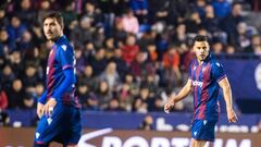 Bruno Gonz&aacute;lez en su debut con el Levante.