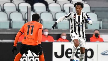 Juan Guillermo Cuadrado, jugador de la Juventus, fue considerado por la prensa italiana como el insustituible en el equipo por ese desequilibrio