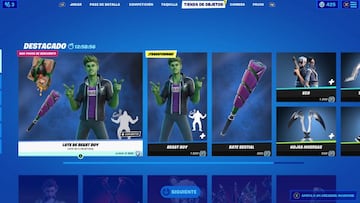 Los objetos de Beast Boy se encuentran en la secci&oacute;n &quot;Destacado&quot; de la tienda