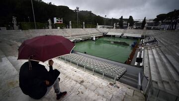 La lluvia impide jugar en Roma