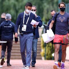 Nadal retorna ante Delbonis con susto tras la baja de Medvedev