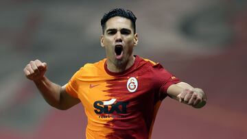 Falcao Garc&iacute;a en un partido del Galatasaray en la Liga de Turqu&iacute;a