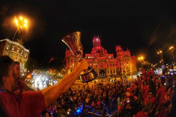 Celebración en las calles de Madrid 