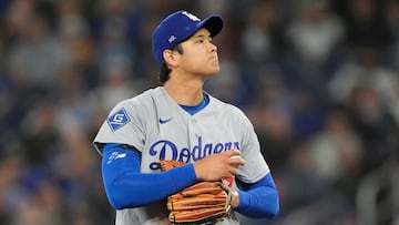 El japonés dio la cara tras la derrota de los Bicampeones de la MLB en Toronto y aseguró que el cansancio tras salir de gira una semana los ha comenzado a mermar