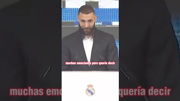 Karim Benzema: “Olvidar al Real Madrid será imposible”