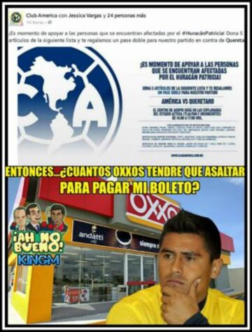 Los memes de la derrota de las Águilas contra Gallos