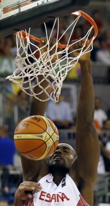 El pivot de la selección de España Serge Ibaka.