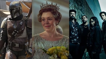 Imagen de 'The Mandalorian', 'The Crown' y 'The Boys'.
