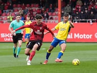 Selvi Clua, en el duelo ante Las Palmas disputado en Anduva.