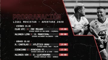 Torneo Apertura 2020: horarios, partidos y fixture de la fecha 5