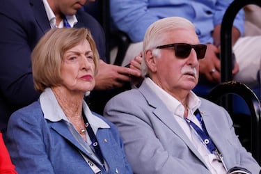 Margaret Court,exjugadora de tenis australiana, y su marido, Barrymore Court.