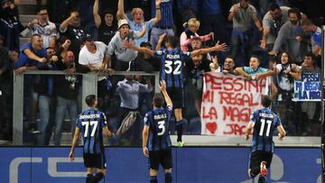 Pessina adelanta al Atalanta.