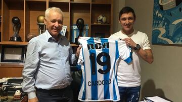 El volante argentino llegó a la 'Academia' para jugar la Copa Libertadores 2018.