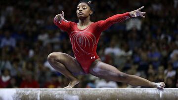 Simone Biles, la mejor gimnasta moderna.