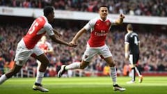 Arsenal golea con brillante actuación de Alexis Sánchez