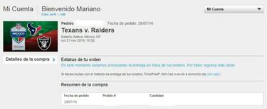 En AS intentamos comprar boletos para la NFL en México, ¡Y tuvimos éxito!